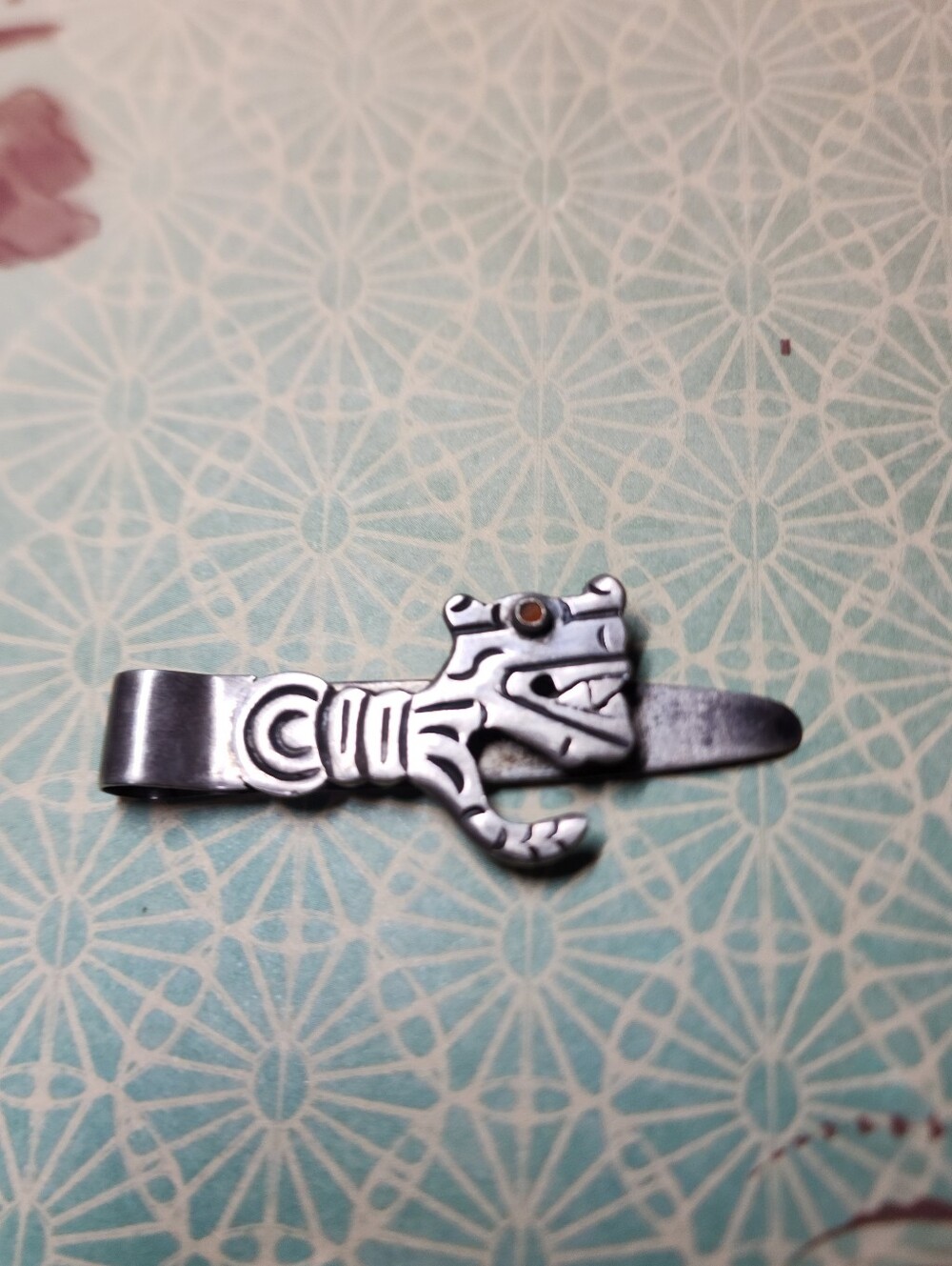 Rafael Melendez Sterling Mexico Money Clip Or Tie Clip Circa 1940